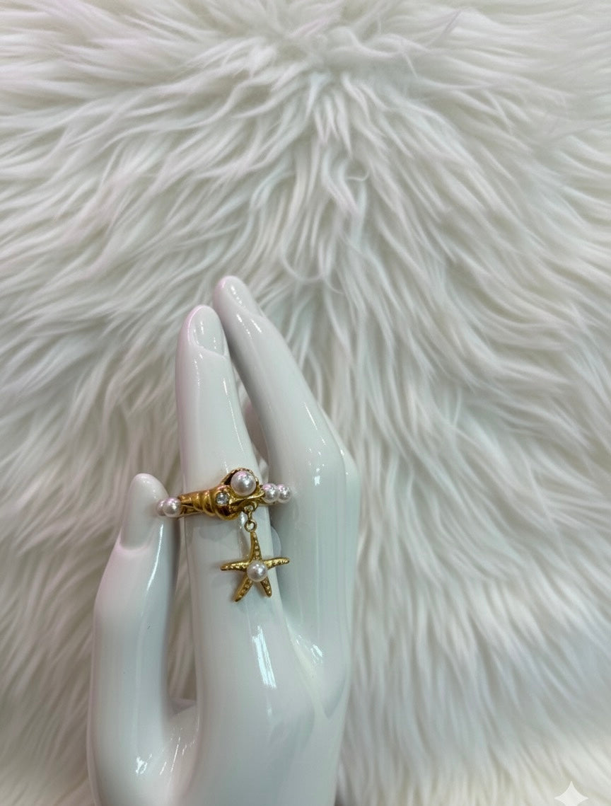 Seashell ring SIZE 7