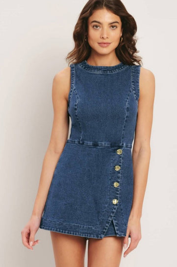 Jasmine Romper Denim