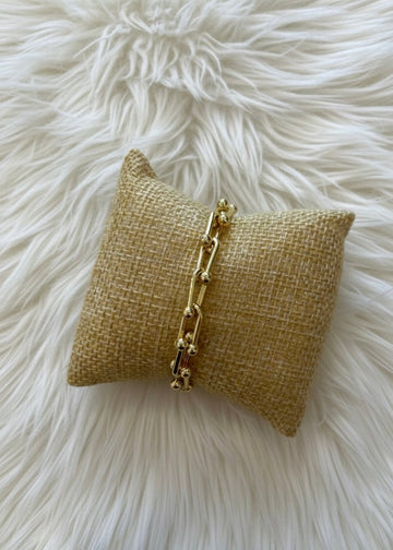Gold Link Bracelet