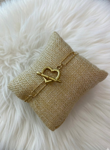 Heart and Arrow Bracelet