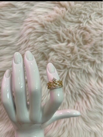 Gold Crown Ring