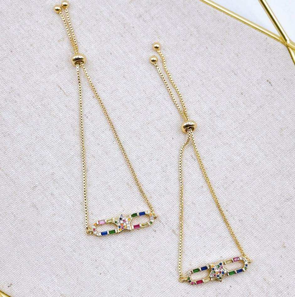 Gold Multi Star Bracelet