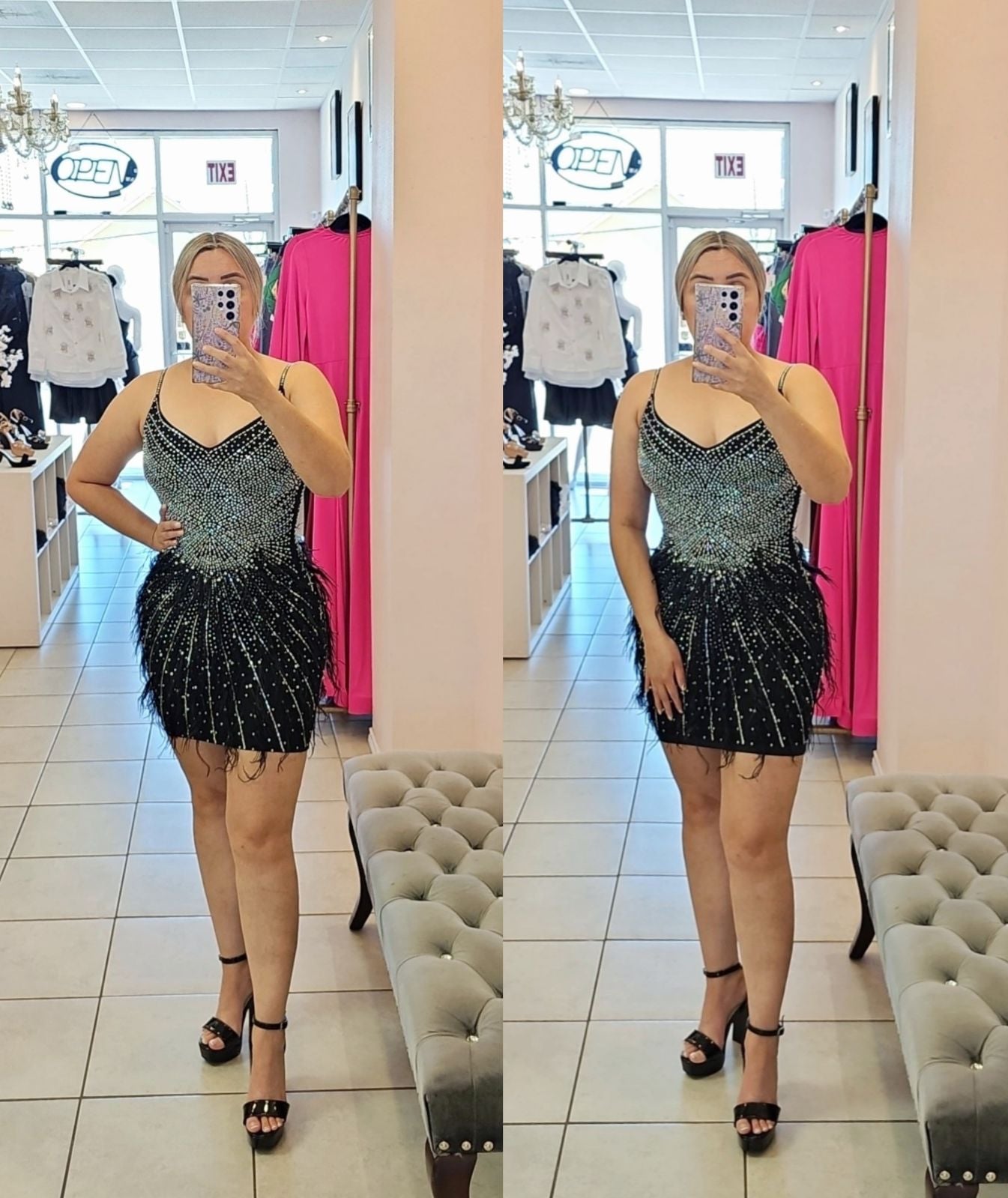 Becky Feather Dress