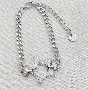 Silver Star Bracelet