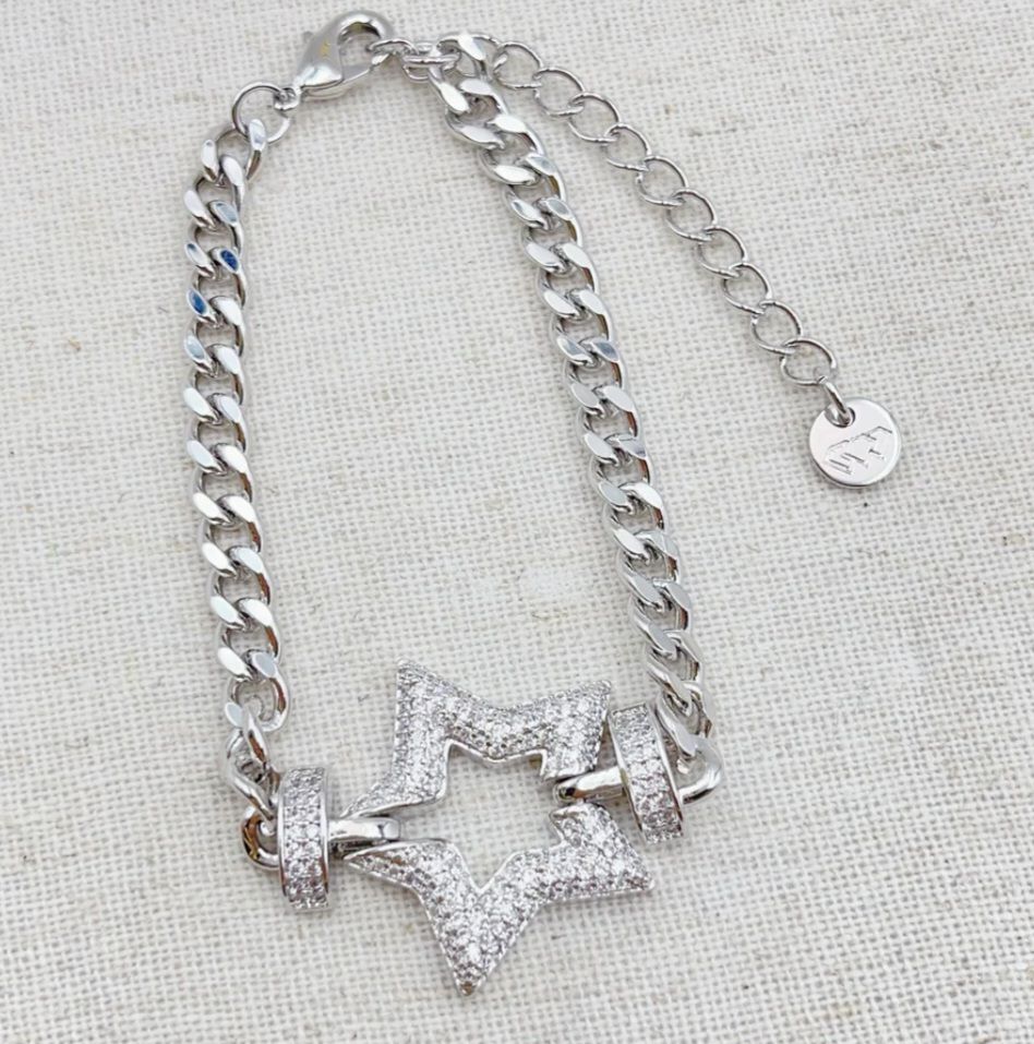 Silver Star Bracelet