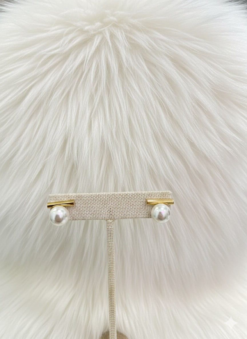 Pearl earrings