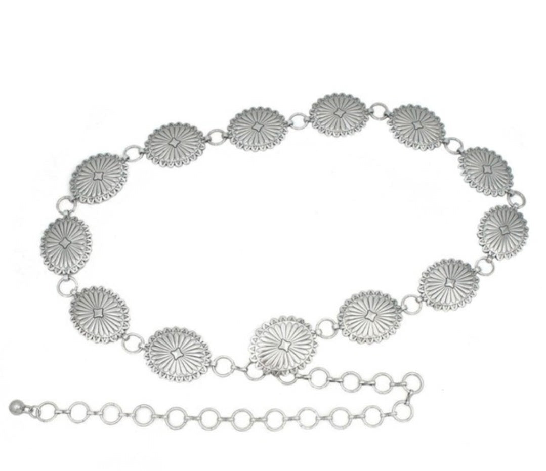 Silver Chain Belt One-Size